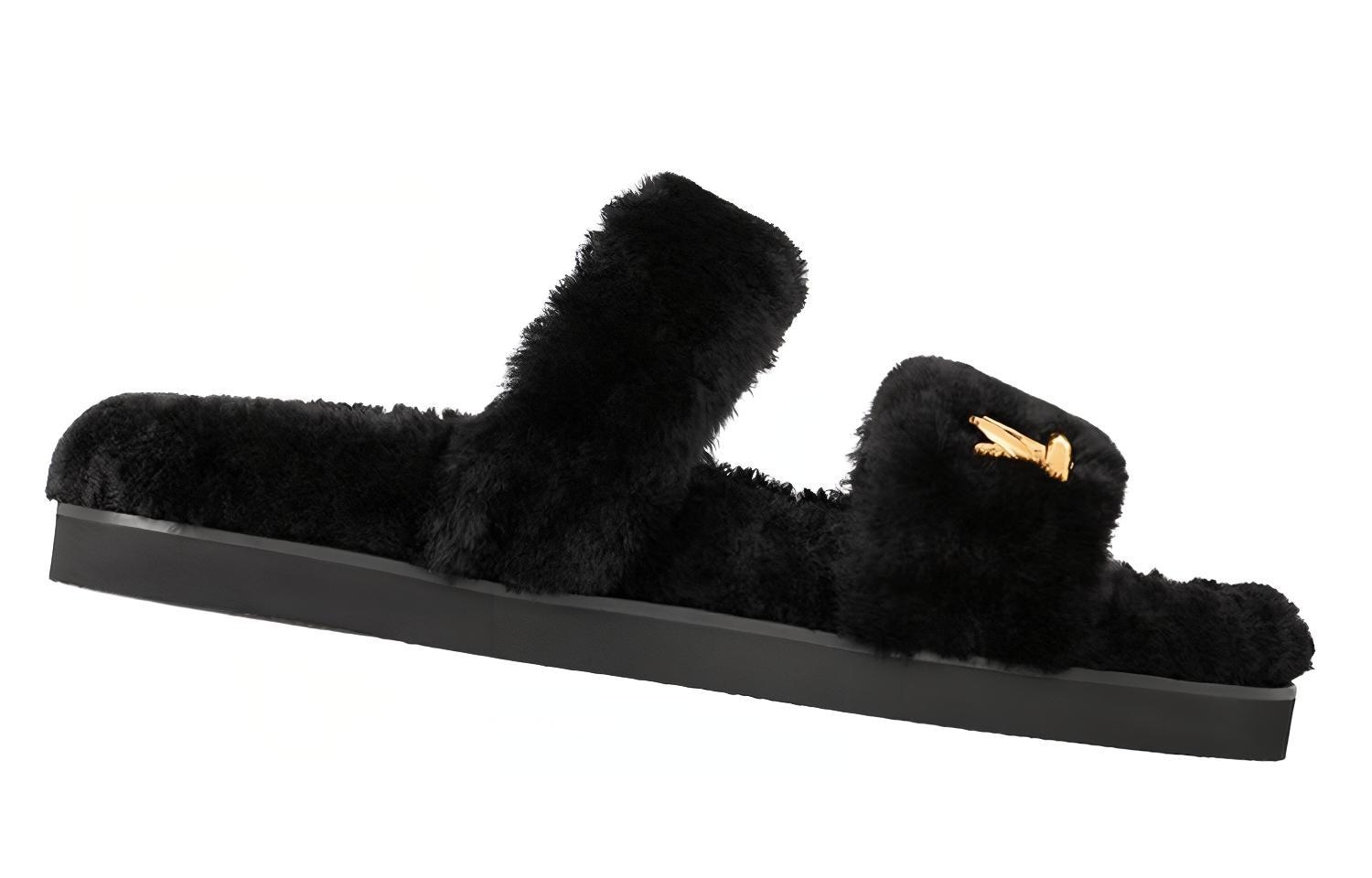 Louis Vuitton Slide Sandals Black — фото 5
