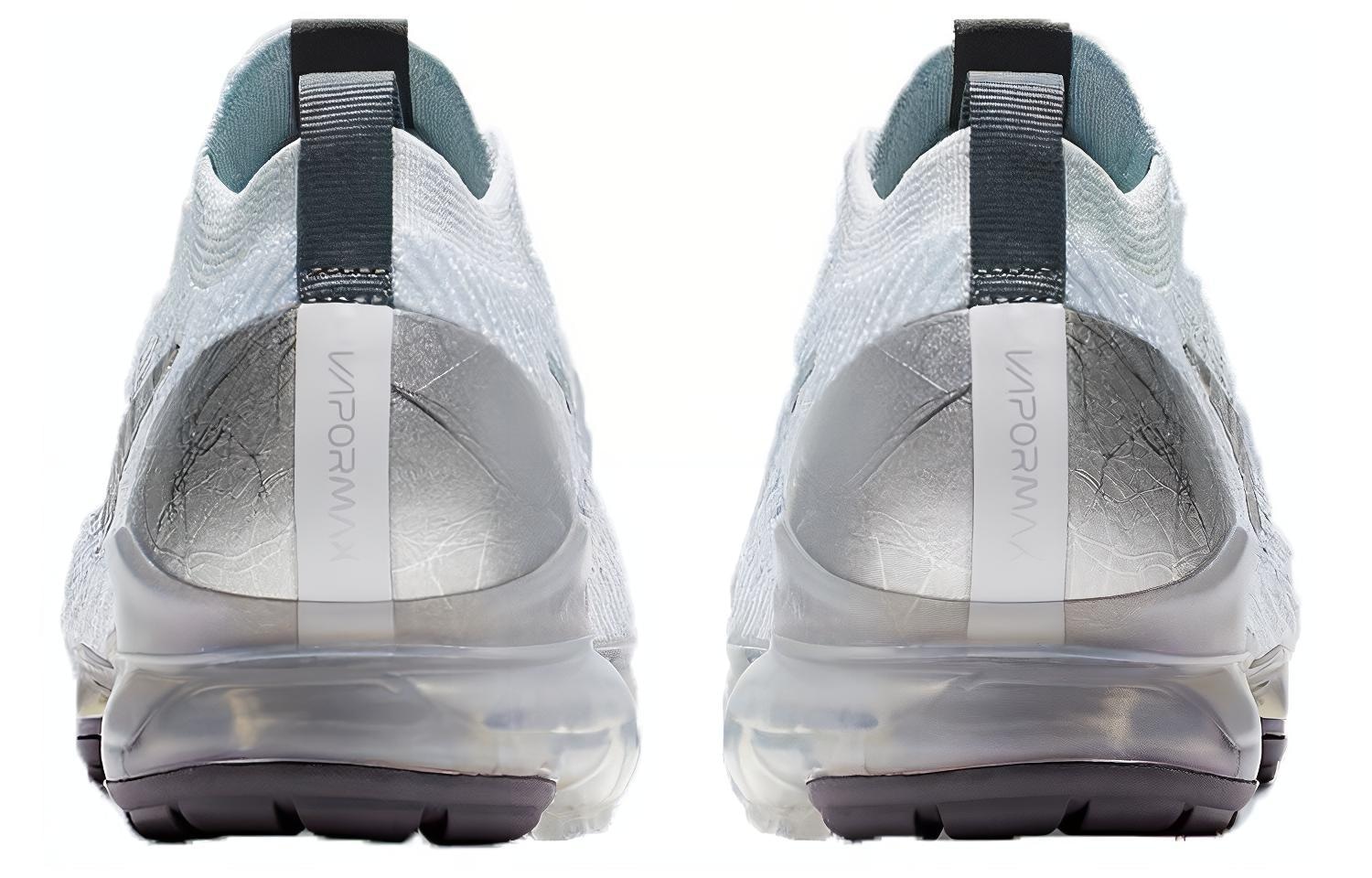 Nike VaporMax Flyknit 3.0 Silver — фото 8