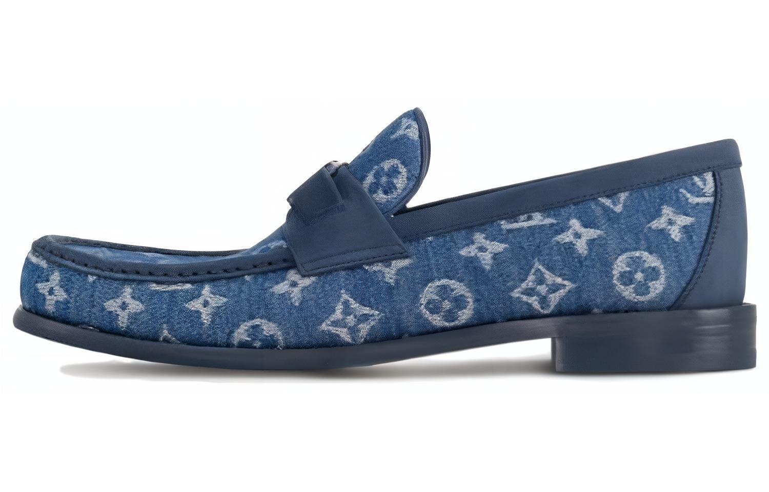 Louis Vuitton Loafers Blue — фото 5