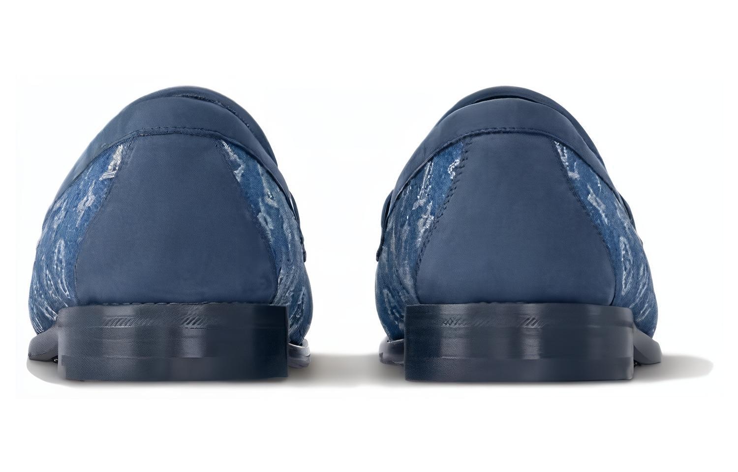 Louis Vuitton Loafers Blue — фото 8
