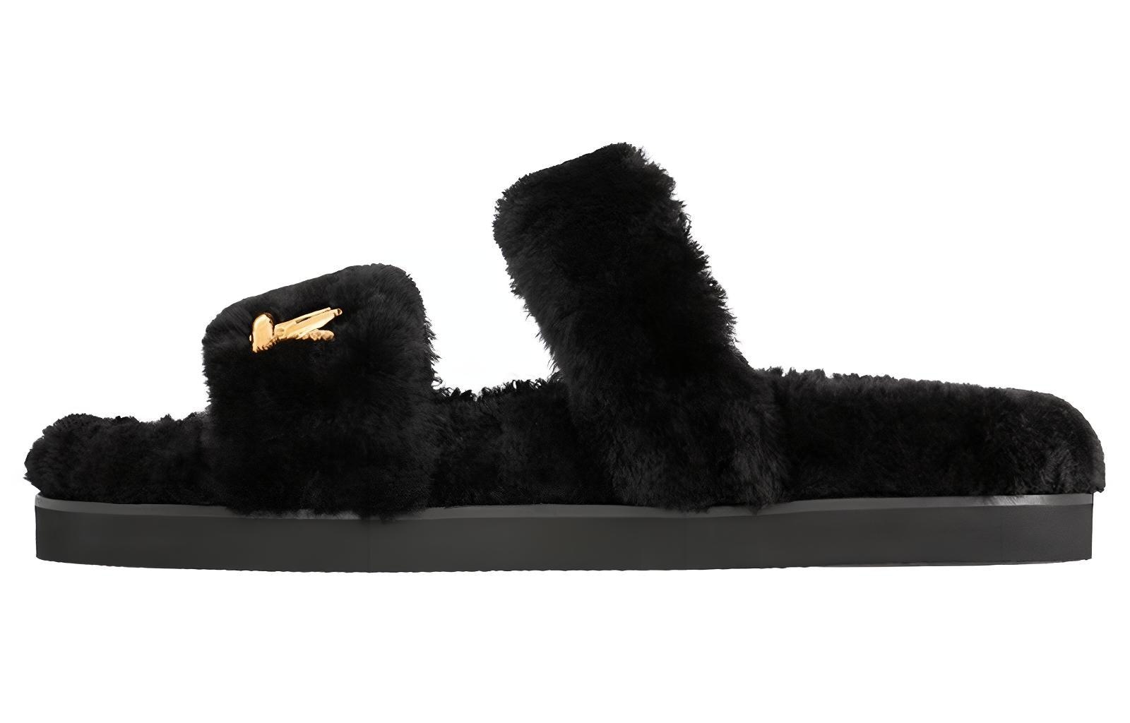 Louis Vuitton Slide Sandals Black — фото 4
