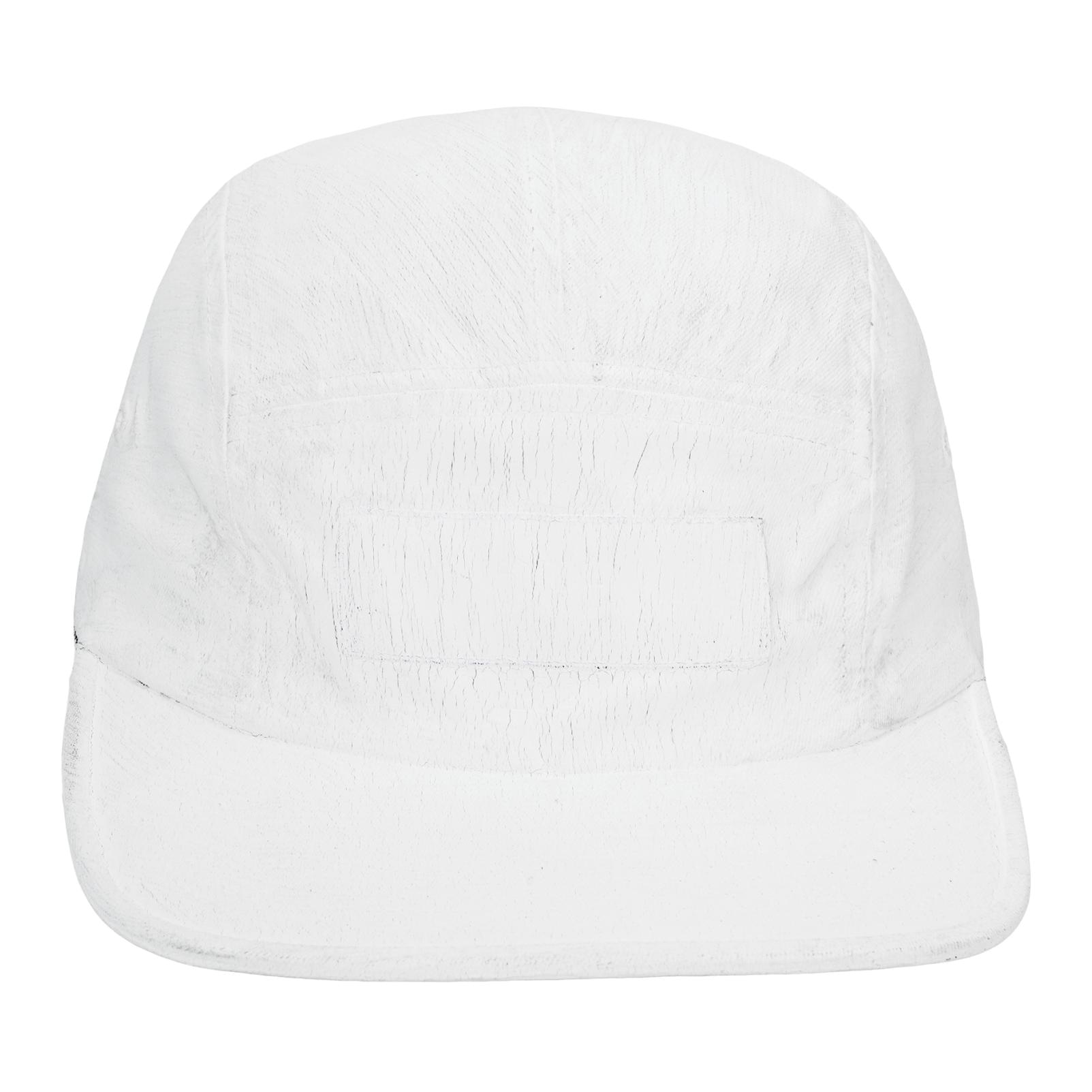 Supreme x MM6 Maison Margiela Painted Camp Cap White — фото 1