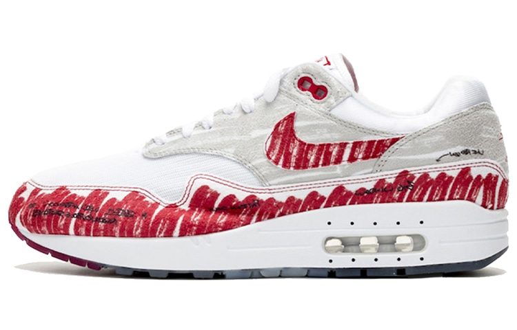 Nike Air Max 1 Tinker "Sketch" White — фото 4