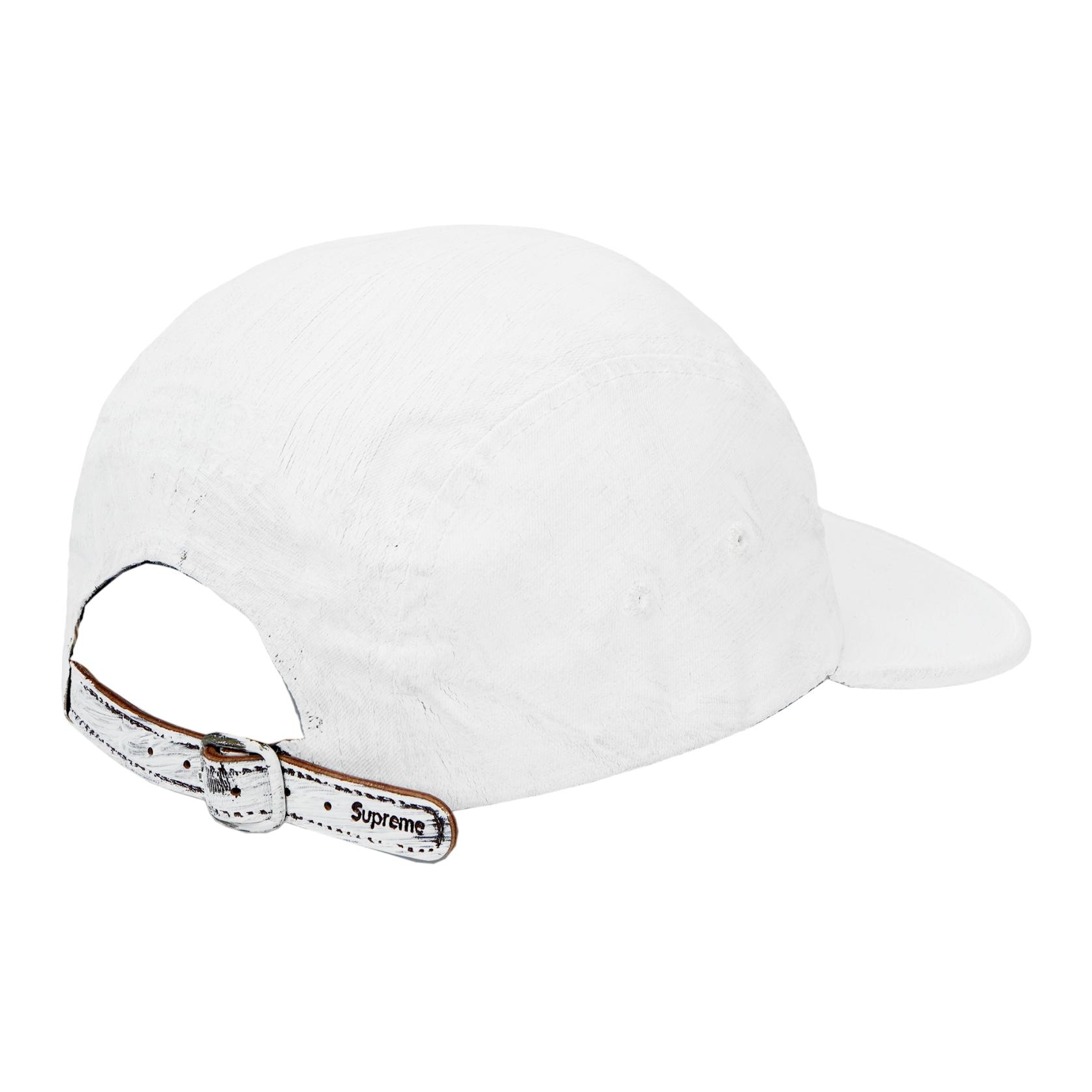 Supreme x MM6 Maison Margiela Painted Camp Cap White — фото 3