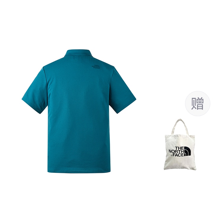 The North Face M Pique Polo Blue — фото 2