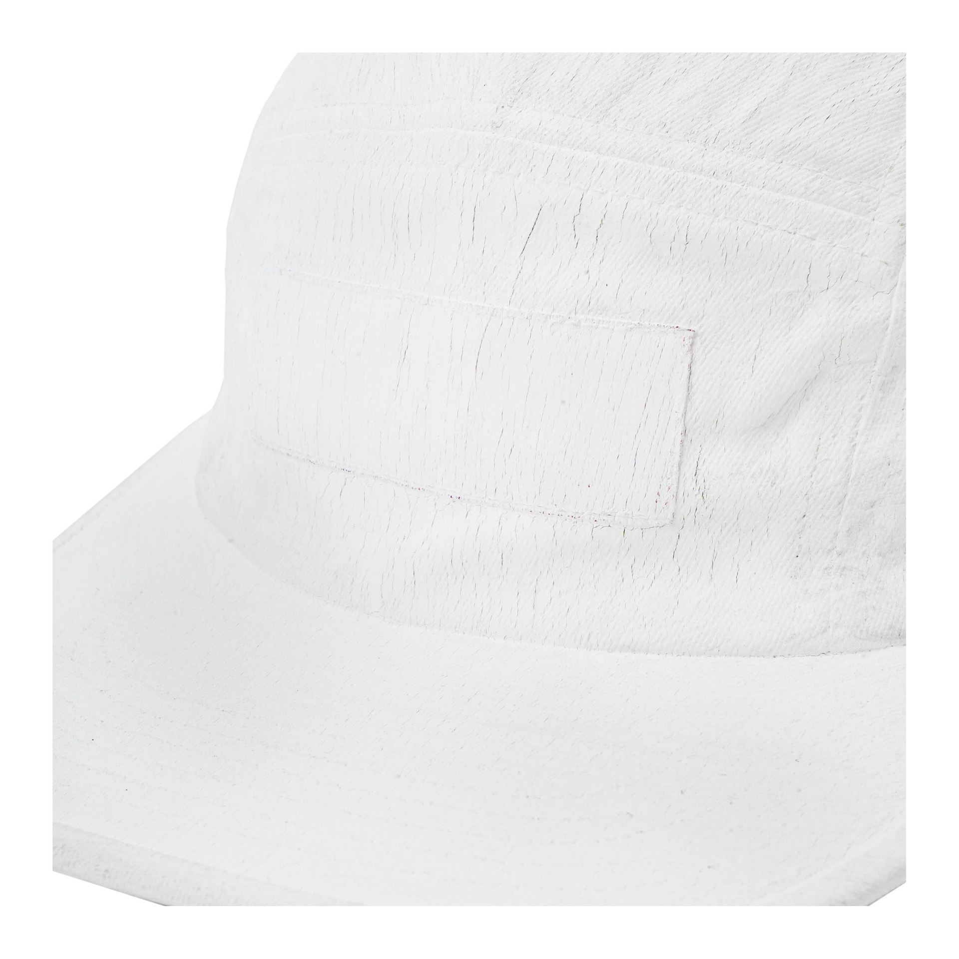 Supreme x MM6 Maison Margiela Painted Camp Cap White — фото 4