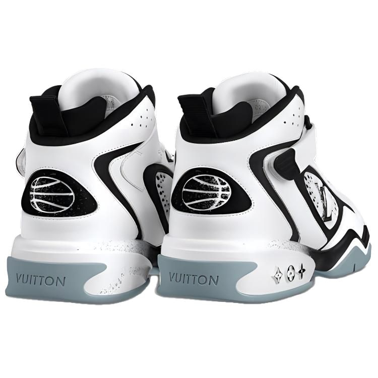 Louis Vuitton Trainer 2 White Black Floral — фото 8