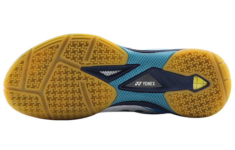 Yonex Low-Cut Badminton Shoes White Blue — фото 9