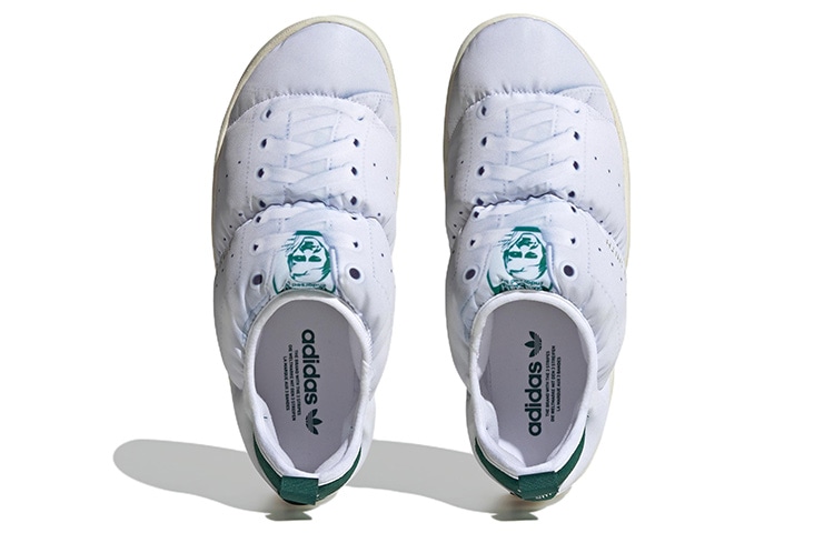 Adidas Puffylette White Green — фото 10