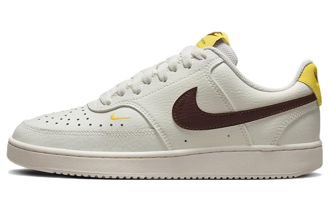 Nike Court Vision Low Grey Brown Yellow — фото 6