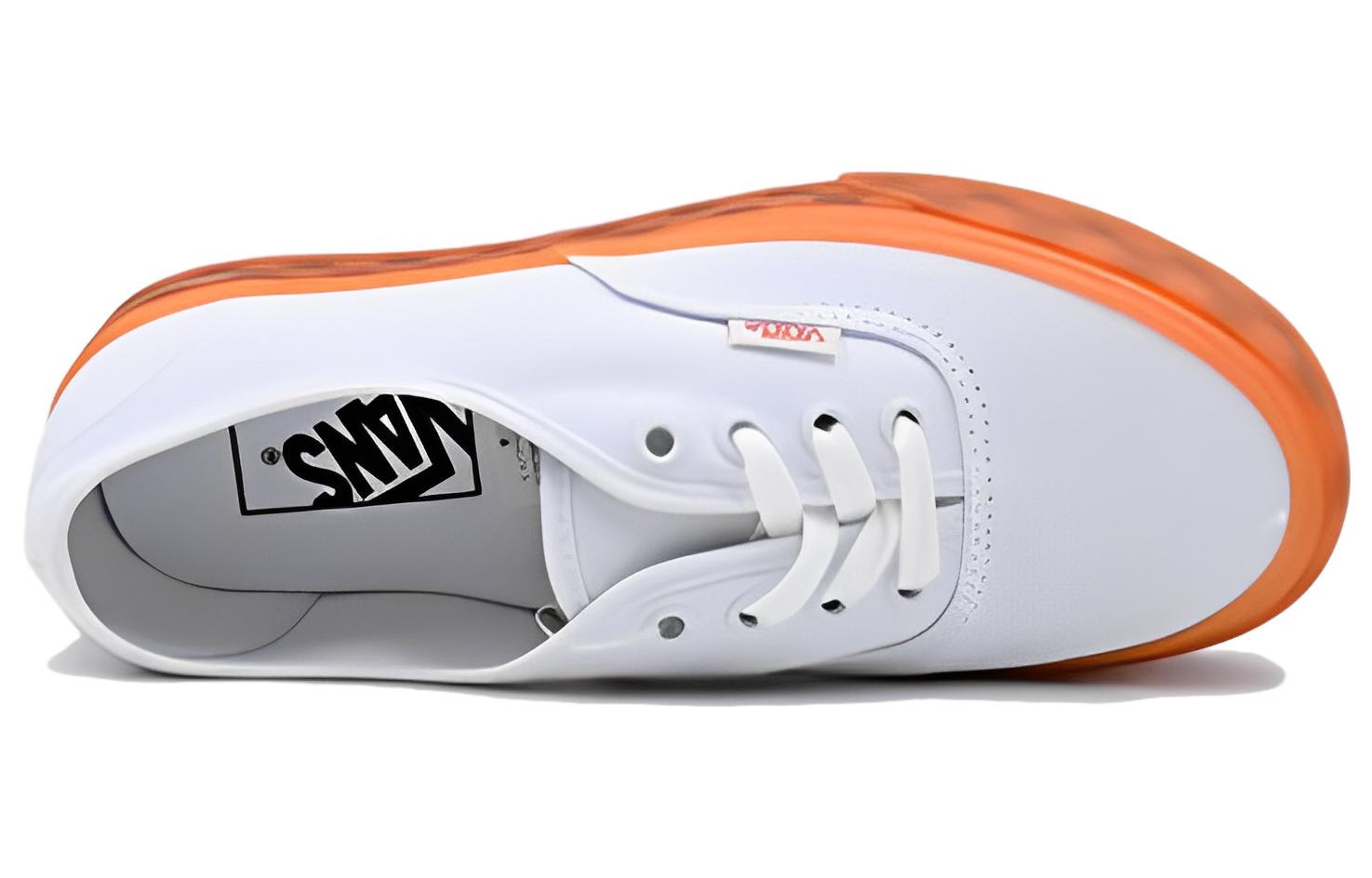 Vans Authentic White Orange — фото 9