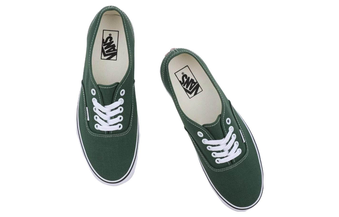 Vans Authentic Green White — фото 9