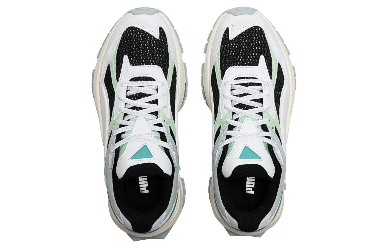 Puma Nano Odyssey White Black Green — фото 9