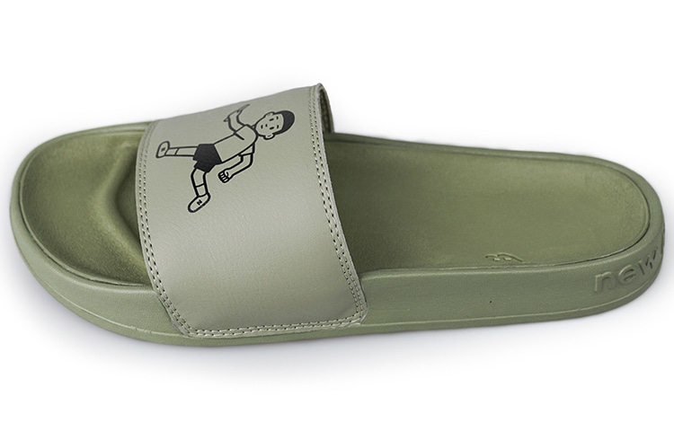 New Balance Slide Dark Green — фото 5