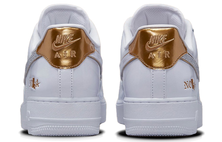 Nike Air Force 1 Low NOLA White Gold — фото 10