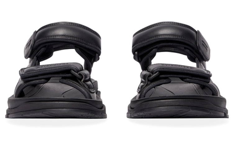 Balenciaga Tourist Sandals Black — фото 11