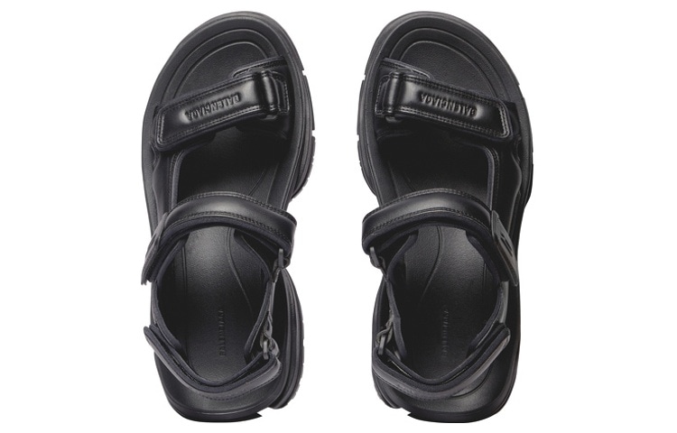 Balenciaga Tourist Sandals Black — фото 10