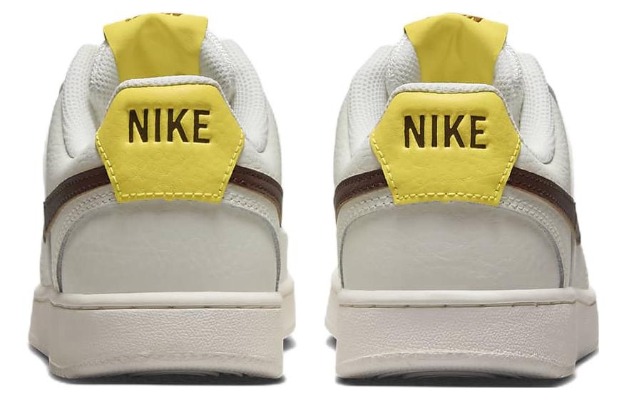 Nike Court Vision Low Grey Brown Yellow — фото 10