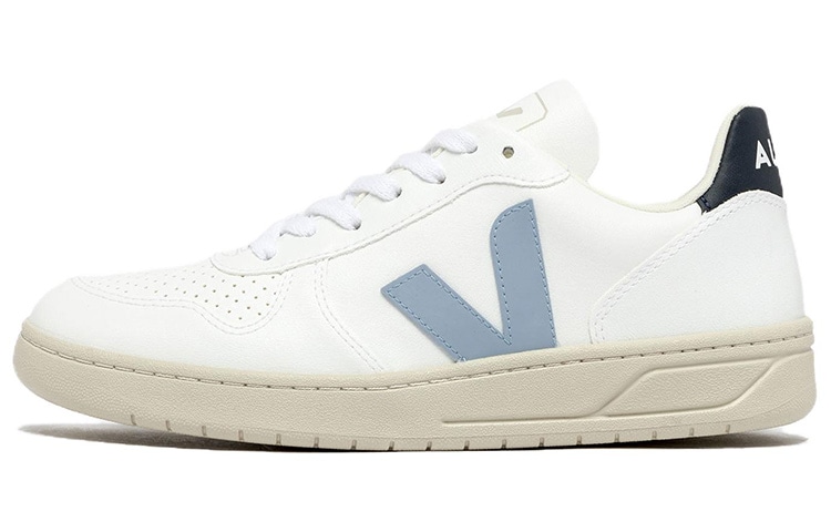 Veja V-10 PU White Blue — фото 5