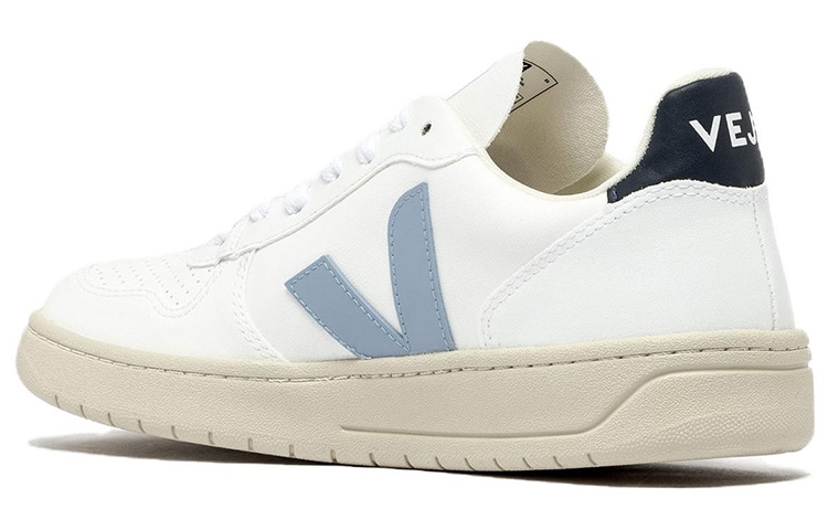 Veja V-10 PU White Blue — фото 8