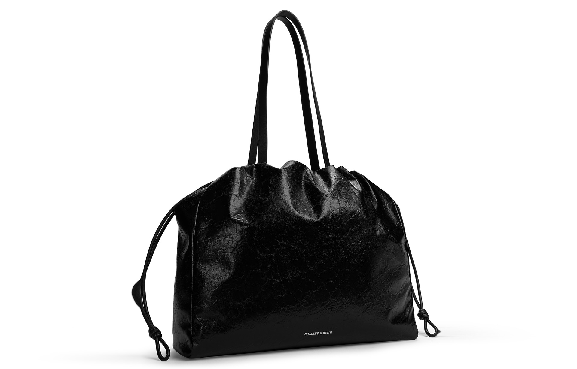 Charles&Keith CHARLESKEITH ck PU CreamBlack — фото 7