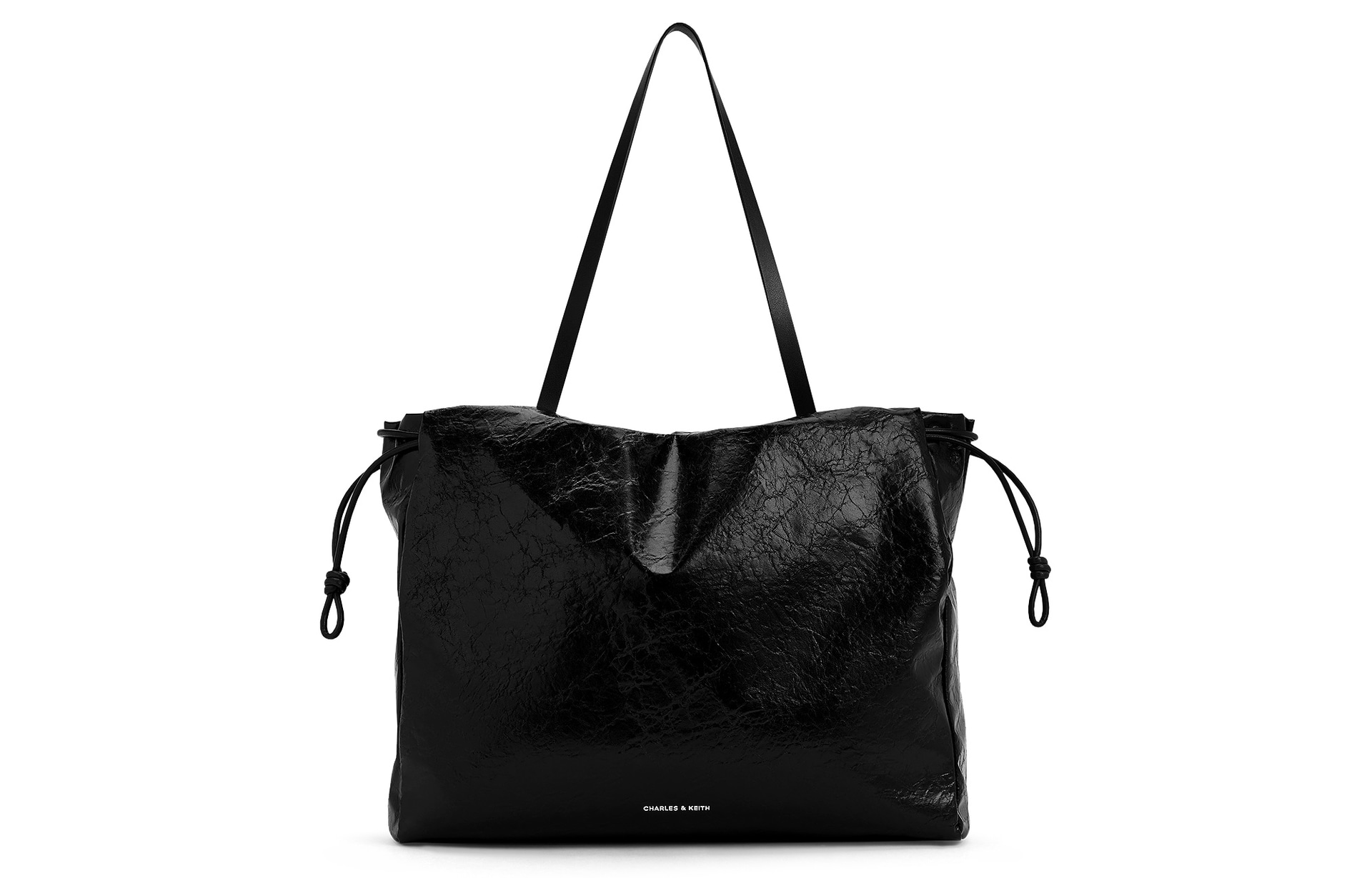 Charles&Keith CHARLESKEITH ck PU CreamBlack — фото 5