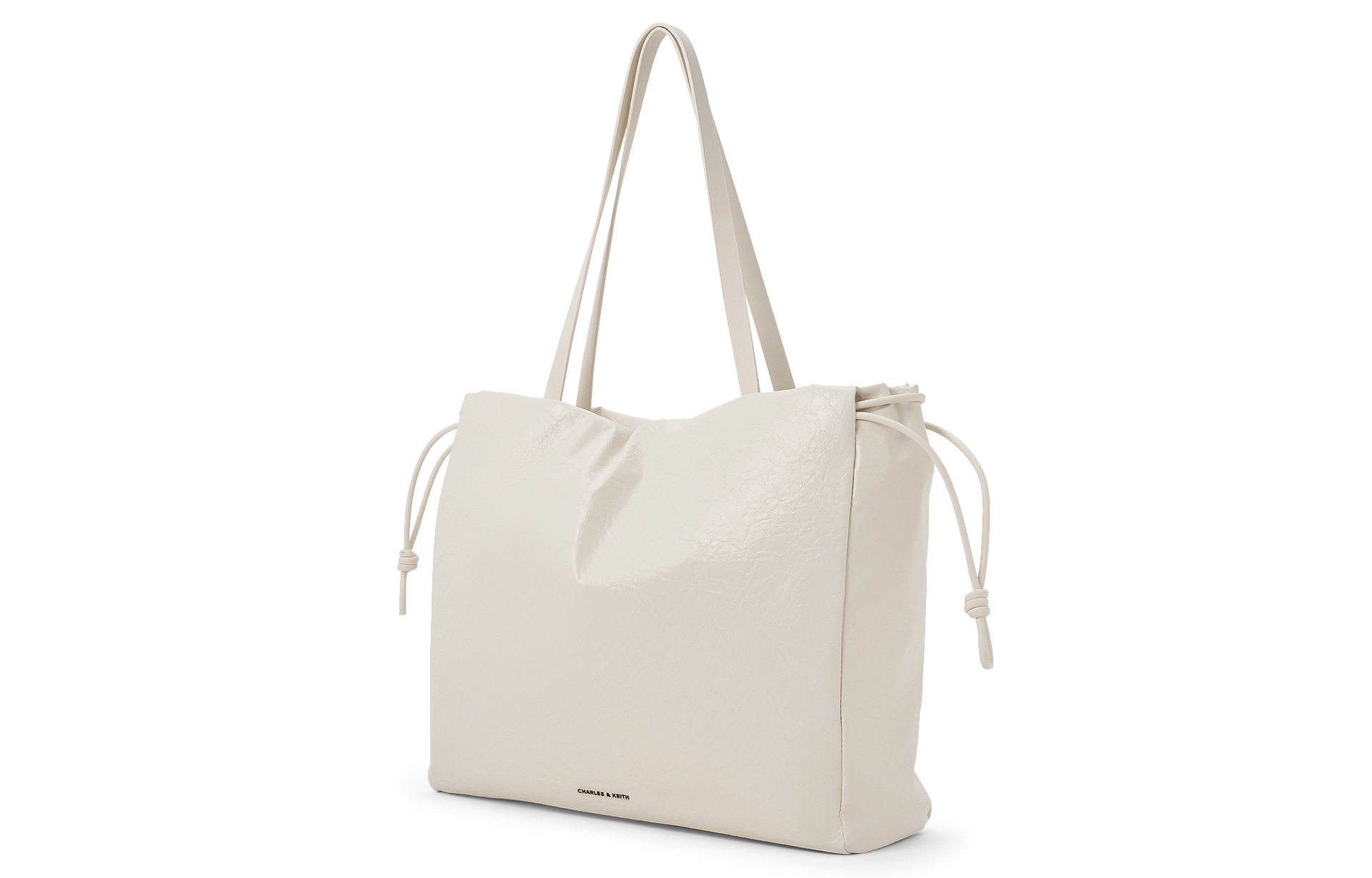 Charles&Keith CHARLESKEITH ck PU CreamBlack — фото 1