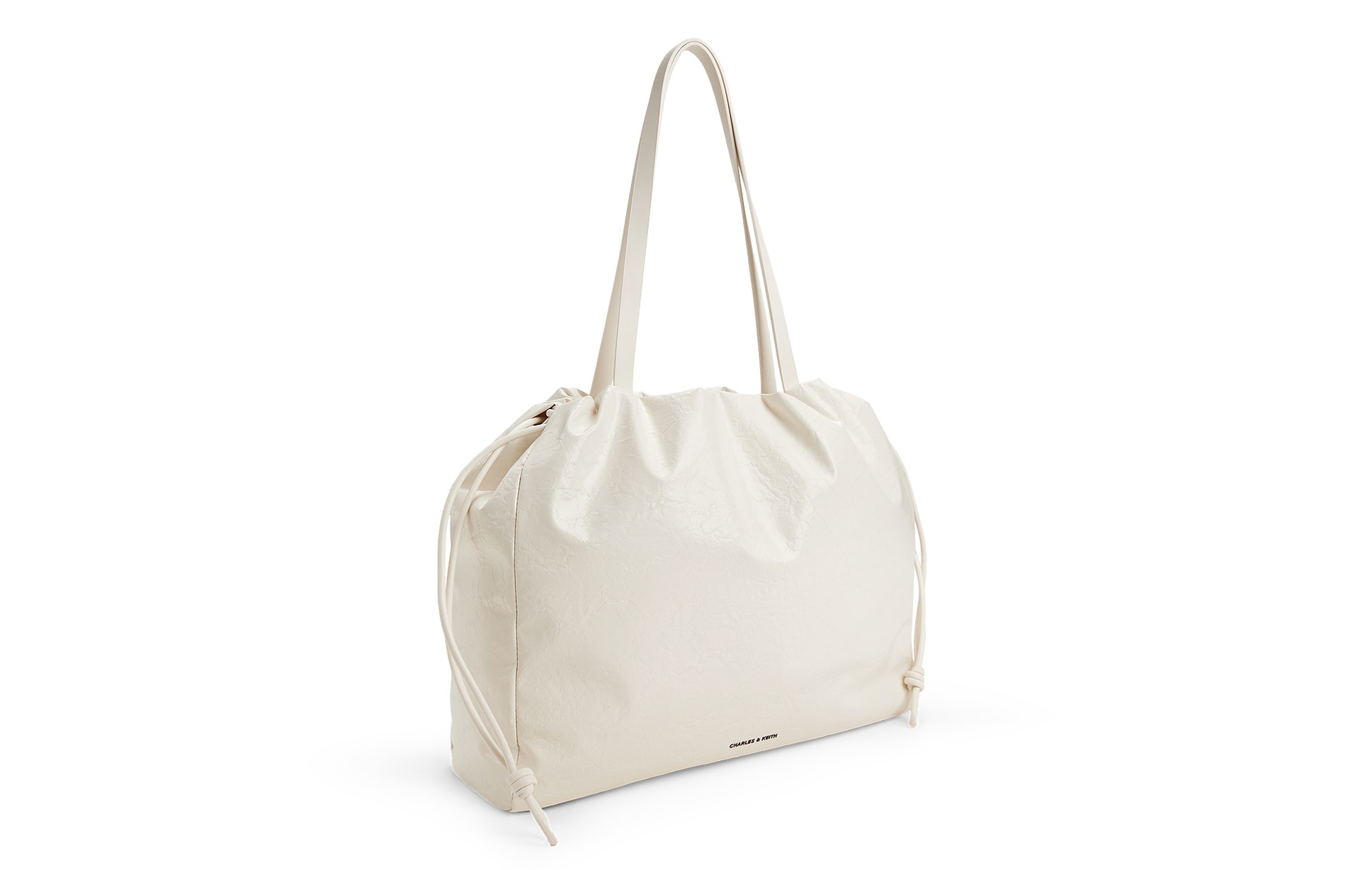 Charles&Keith CHARLESKEITH ck PU CreamBlack — фото 2