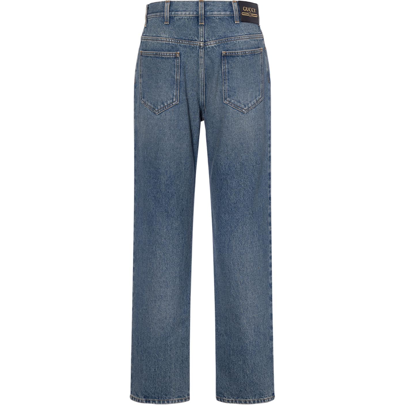 Gucci Tapered Jeans Blue — фото 1