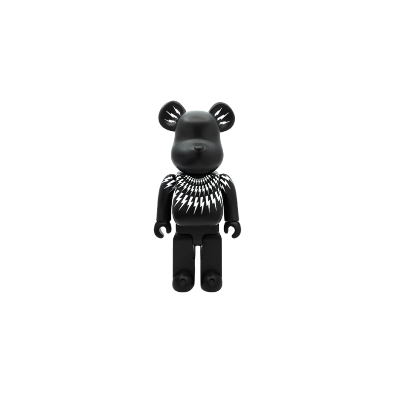 BE@RBRICK Neil Barrett 2019 Macau Limited Black White Lightning