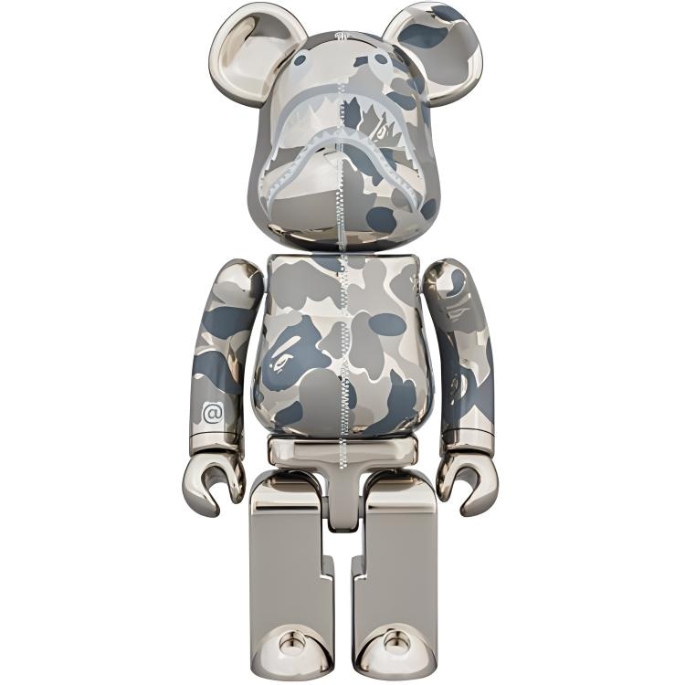 BE@RBRICK BERBRICK x BAPE CAMO SHARK 200