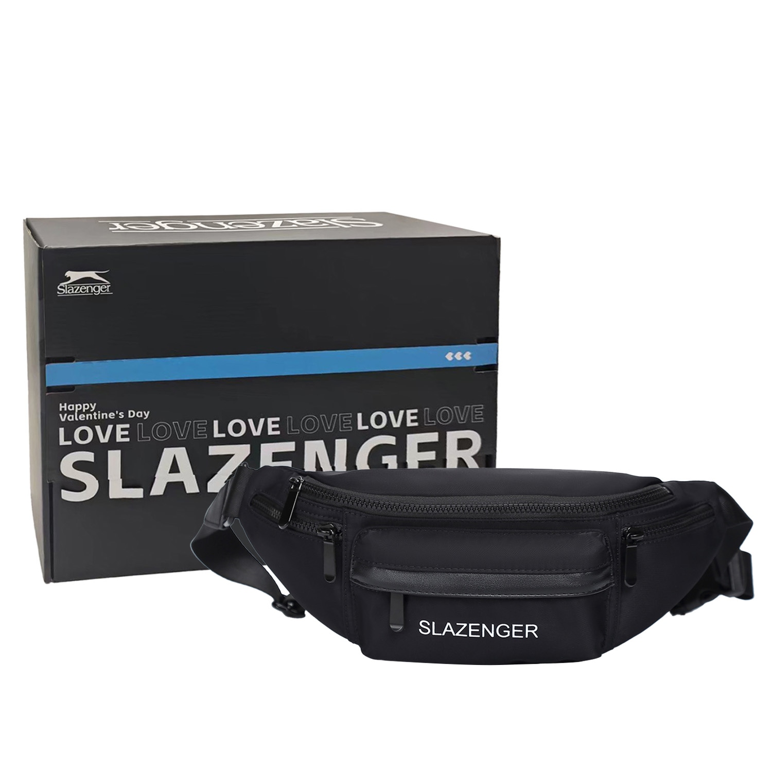 Slazenger Classic Logo Nylon Crossbody Bag — фото 11
