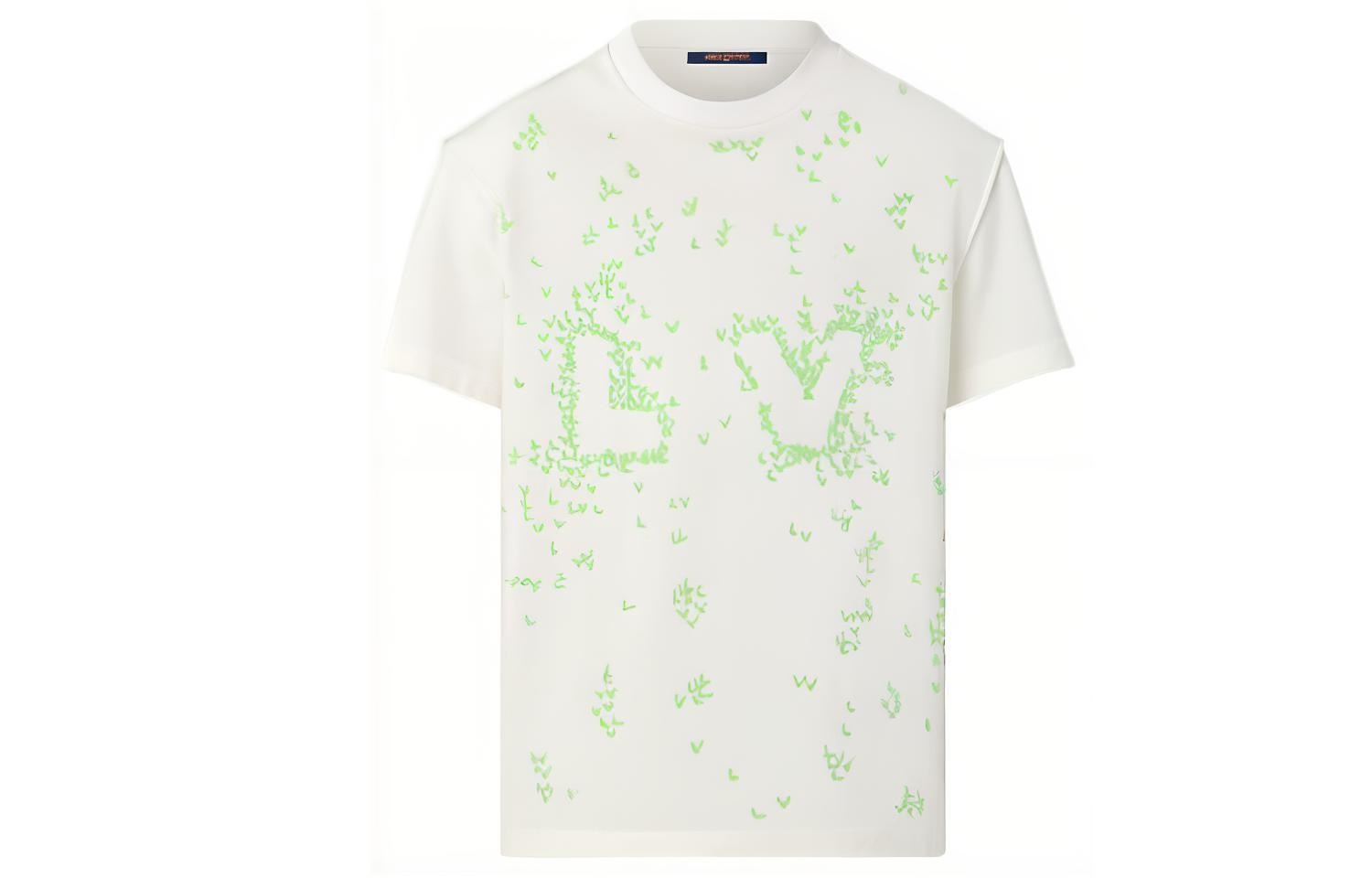 Louis Vuitton SS22 Spread Logo T-Shirt White — фото 2