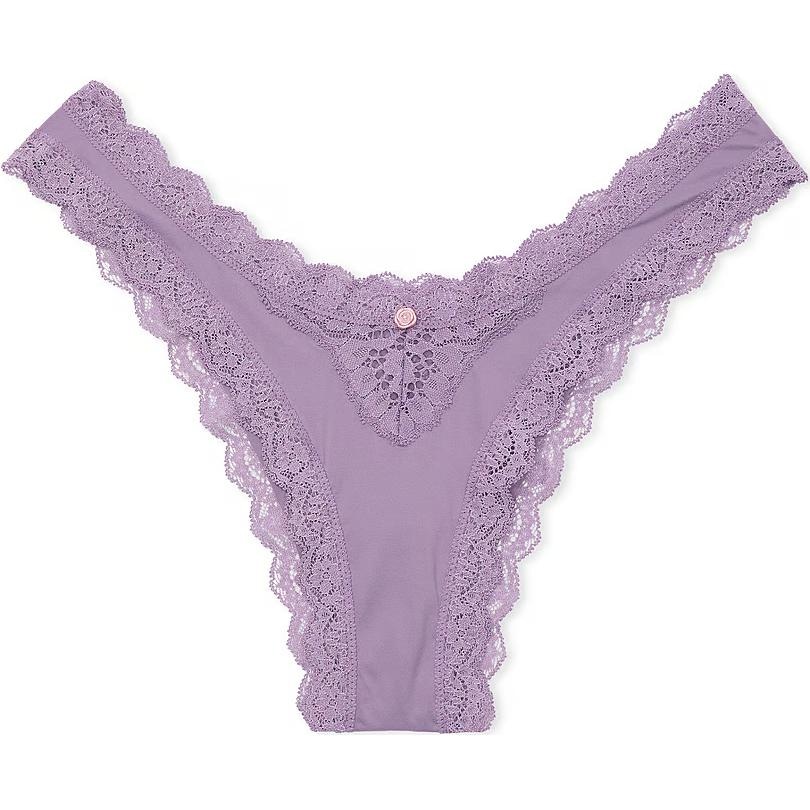 Victoria'S Secret Dream Angels Brazilian Panty Frozen Plum