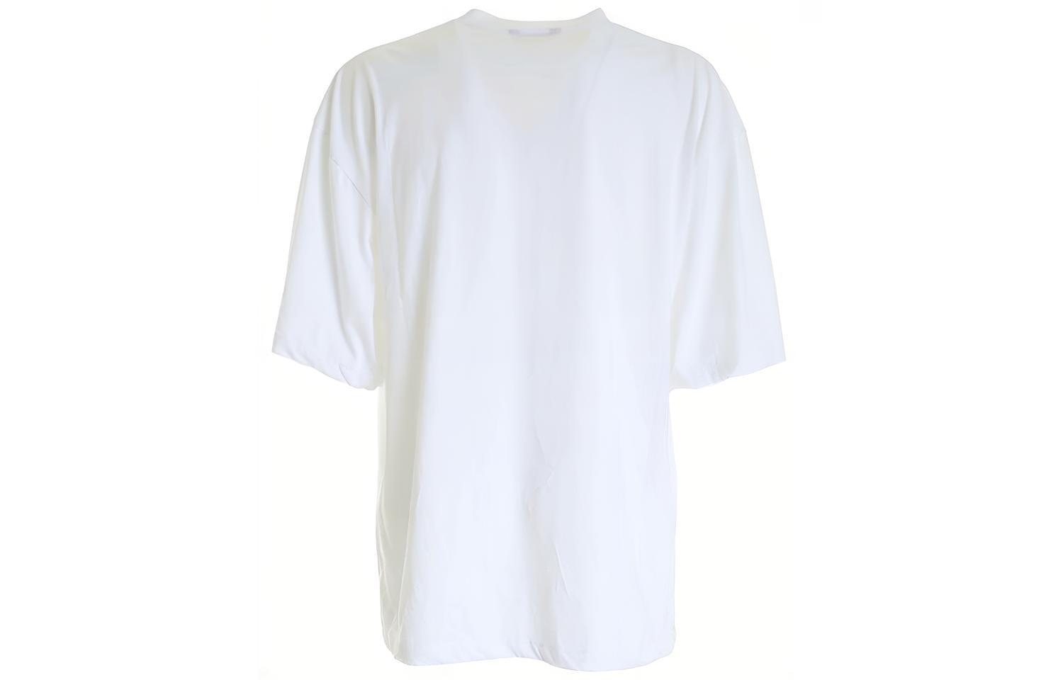 Balenciaga Logo Print T-Shirt White — фото 1