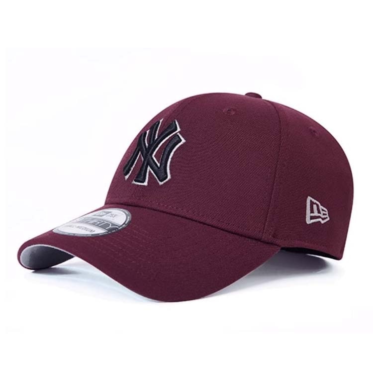 New Era New York Yankees Logo Cap Burgundy