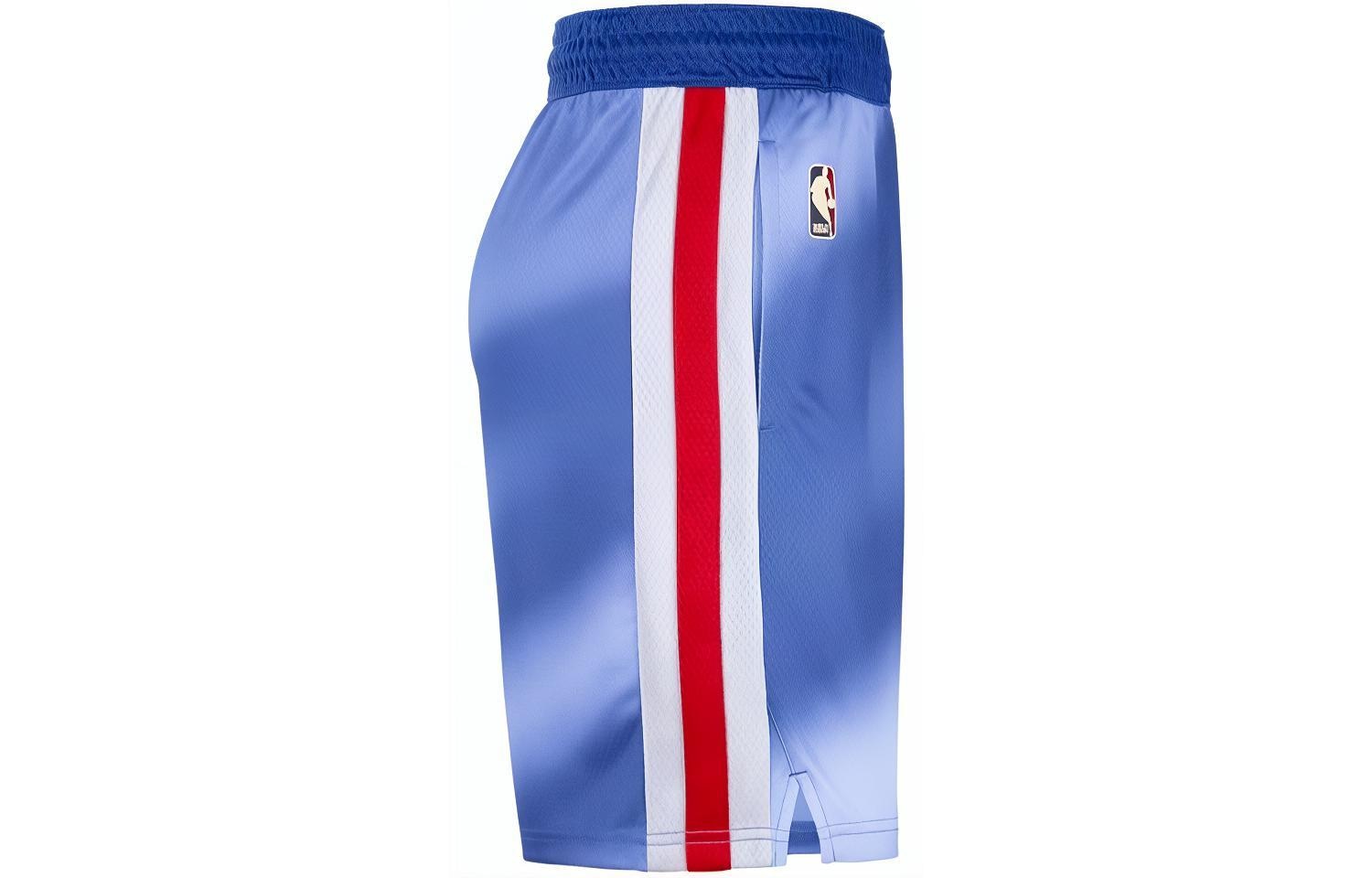 Nike Retro Basketball Shorts Brooklyn Nets Blue — фото 2