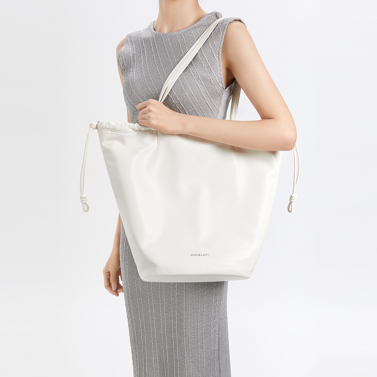 Charles&Keith CHARLESKEITH ck CreamChocolate — фото 9