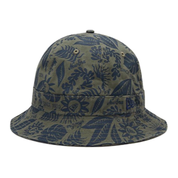 New Era Floral Bucket Hat Olive — фото 1