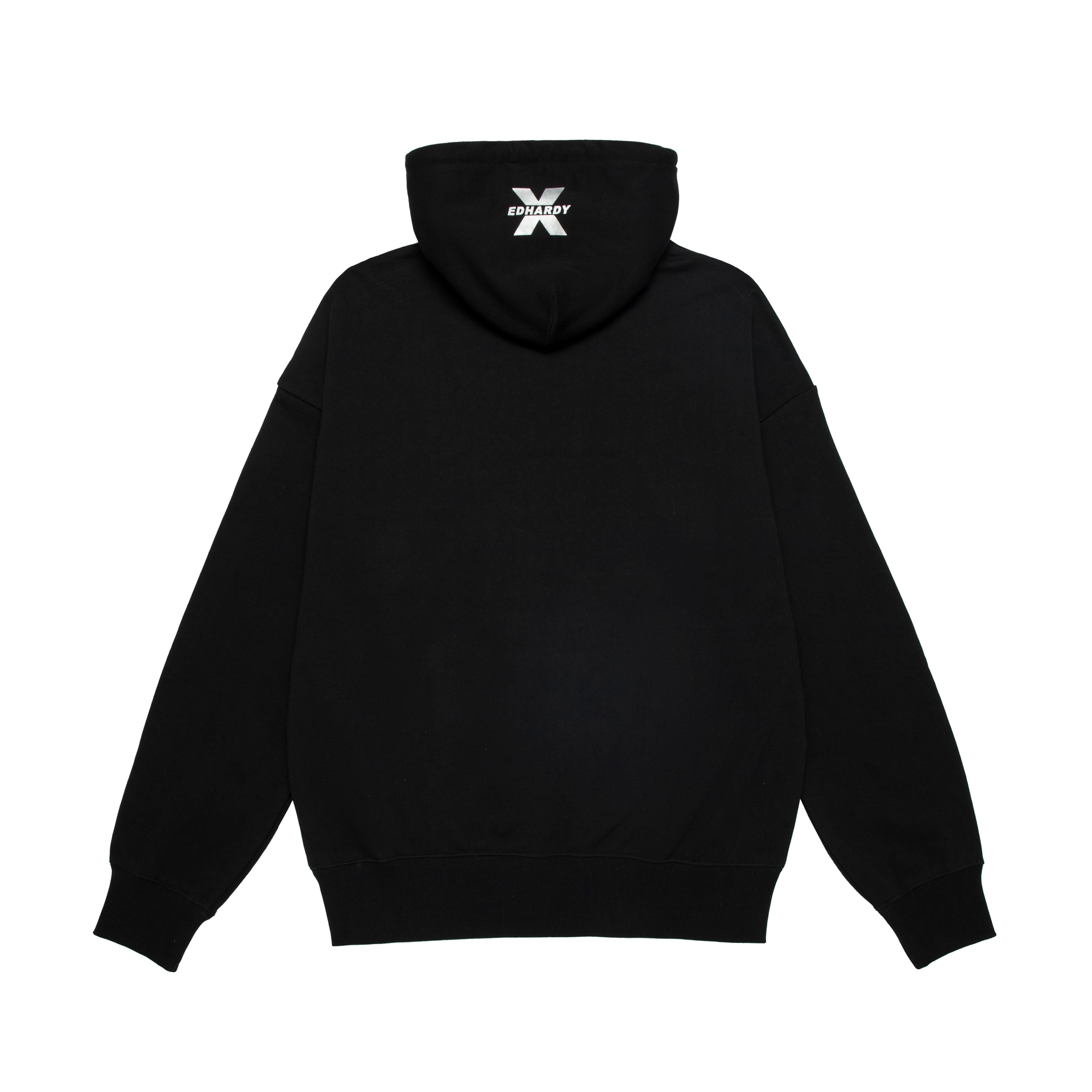 Ed Hardy X Ed Hardy Tiger Logo Hoodie Silver Starry Sky — фото 1
