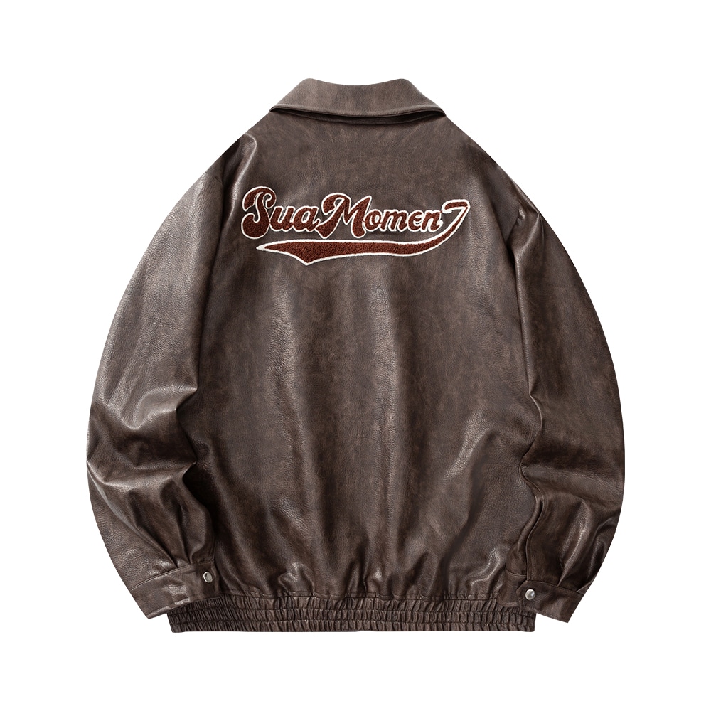 Suamoment Vintage PU Jacket — фото 9