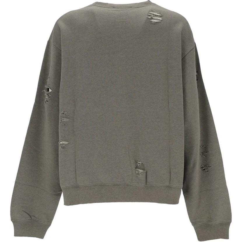 Acne Studios Letter Print Distressed Crewneck Sweatshirt — фото 1