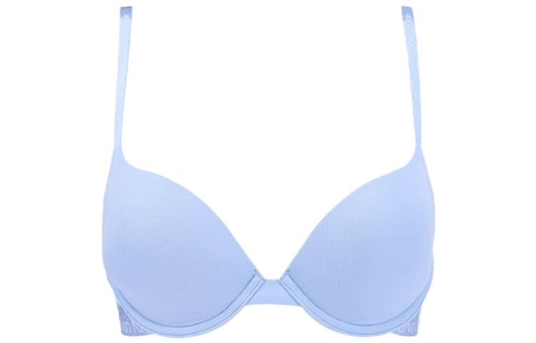 Calvin Klein Logo Strap Bra Light Blue