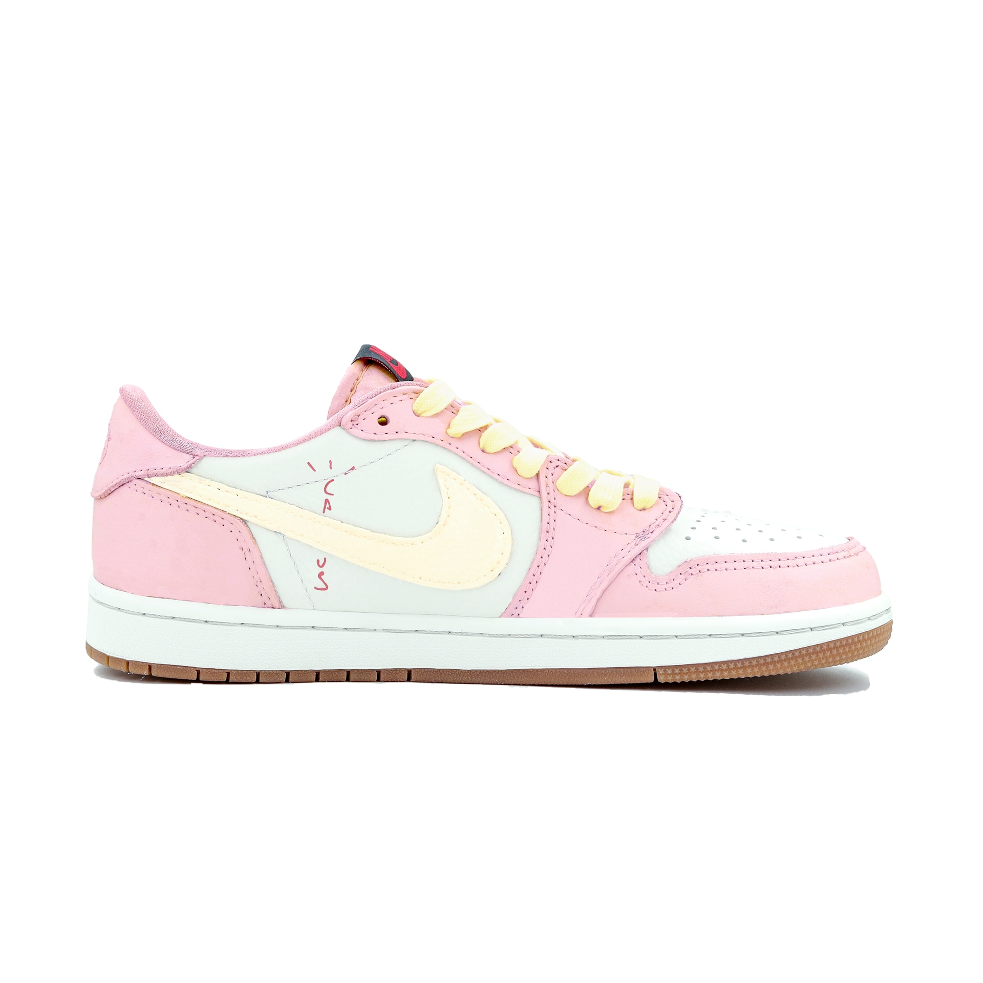 Jordan Travis Scott x Air Jordan 1 Low "Reverse Swoosh Pink" — фото 9