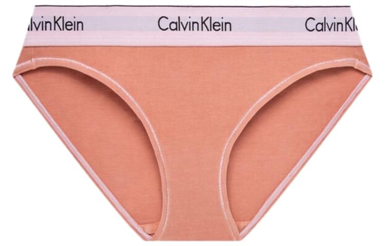 Calvin Klein Underwear Loop Logo Triangle Panty Pink