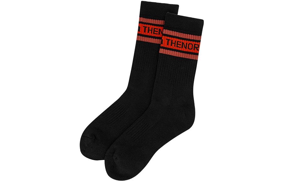 The North Face Striped Jacquard Socks 2-Pack Black White — фото 1