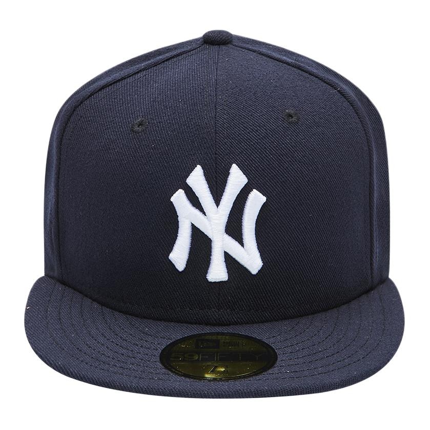 New Era Yankees Logo Cap Navy — фото 2