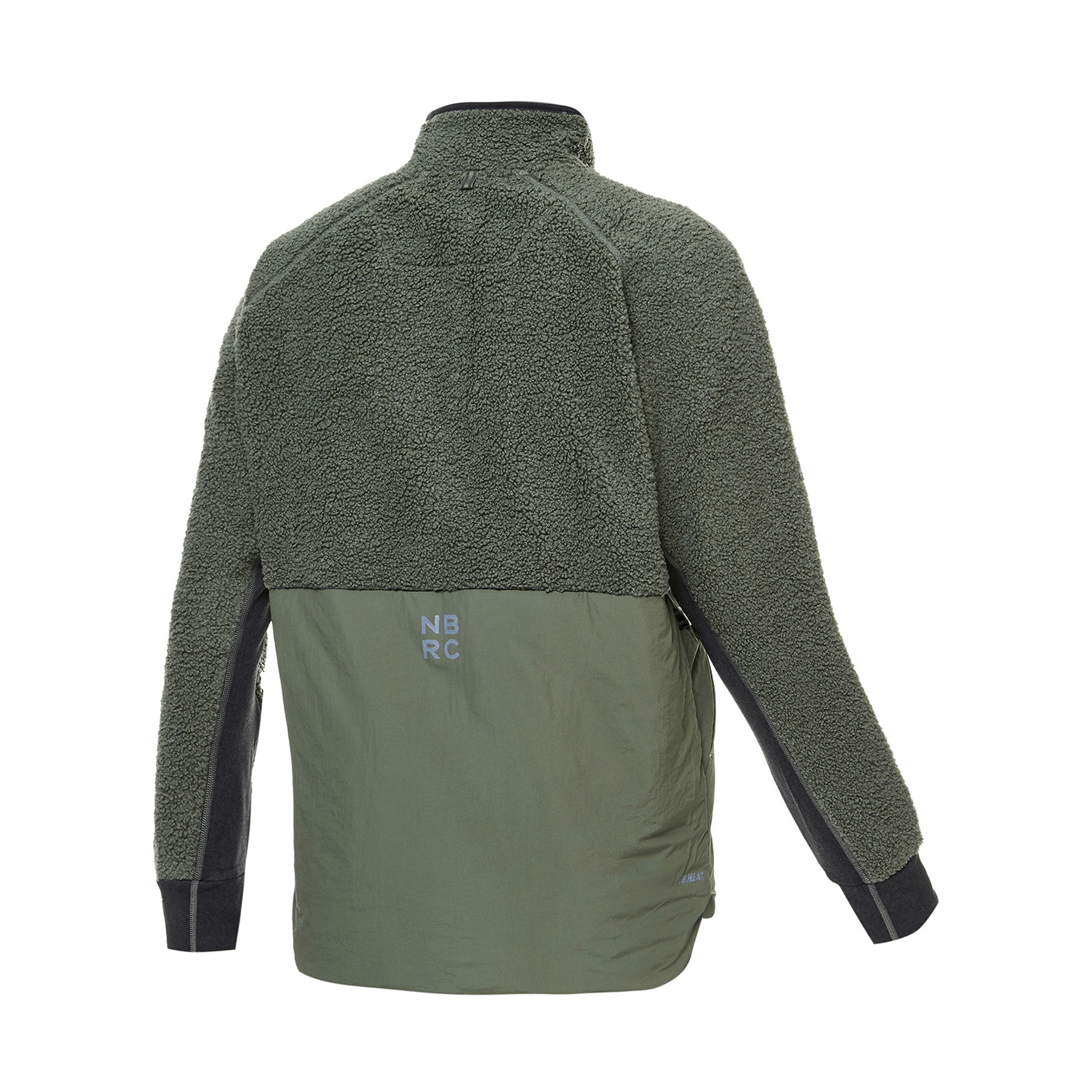 New Balance Half-Zip Fleece Jacket Green — фото 1