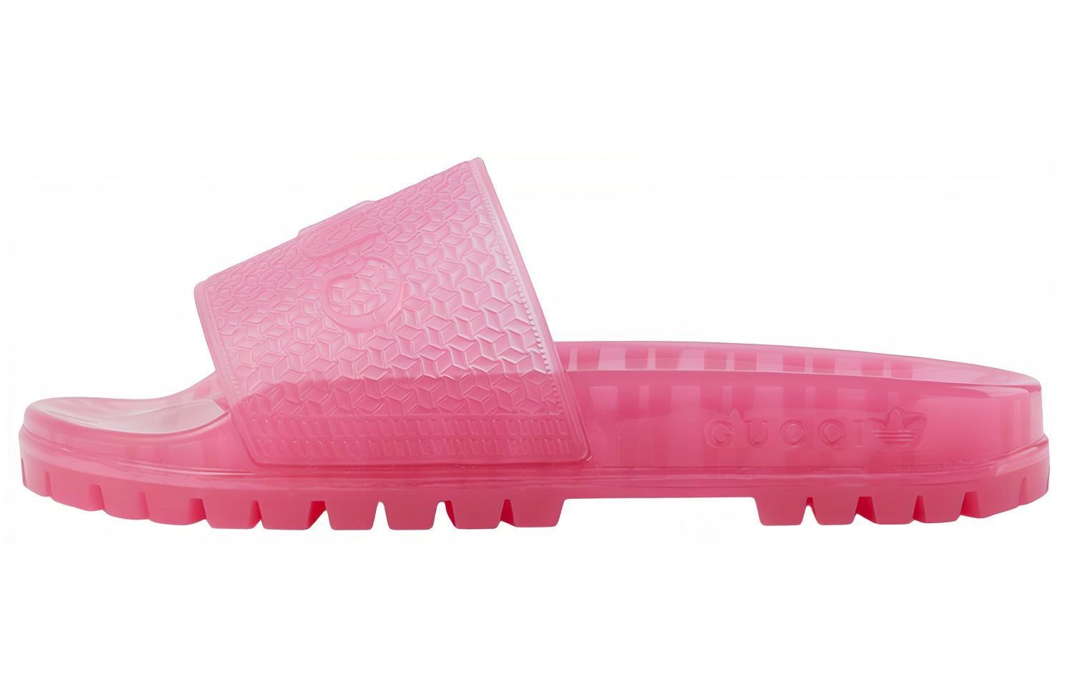 Gucci adidas x Gucci Pink Slides — фото 6