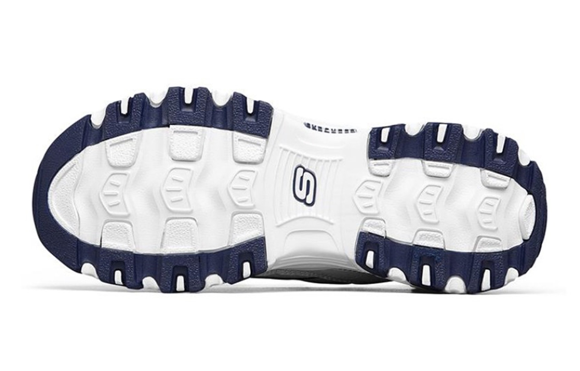 Skechers D'LITES 1.0 White Blue — фото 10